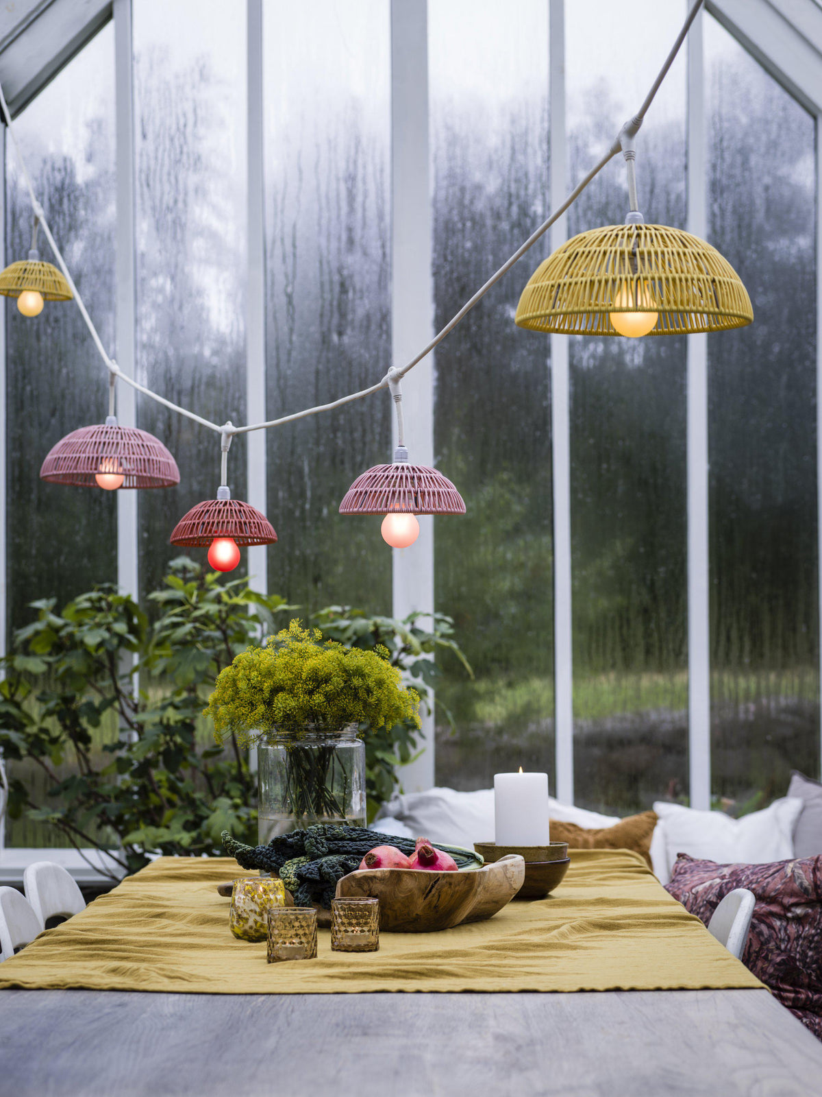 Hue Takskärm – Gul 20 cm