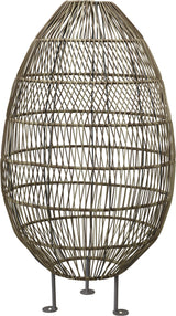Hanoi Golvskärm – Natur 80 cm