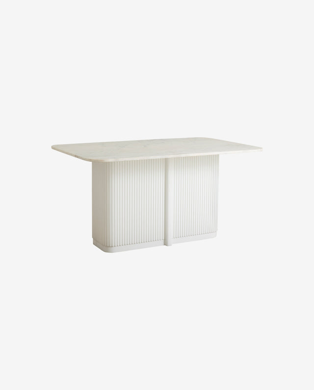 Nordal, ERISO matbord, 150×95 cm – elfenben