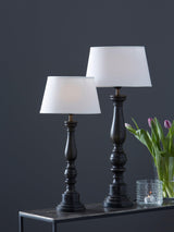 Doris Lampfot – Svart 53 cm