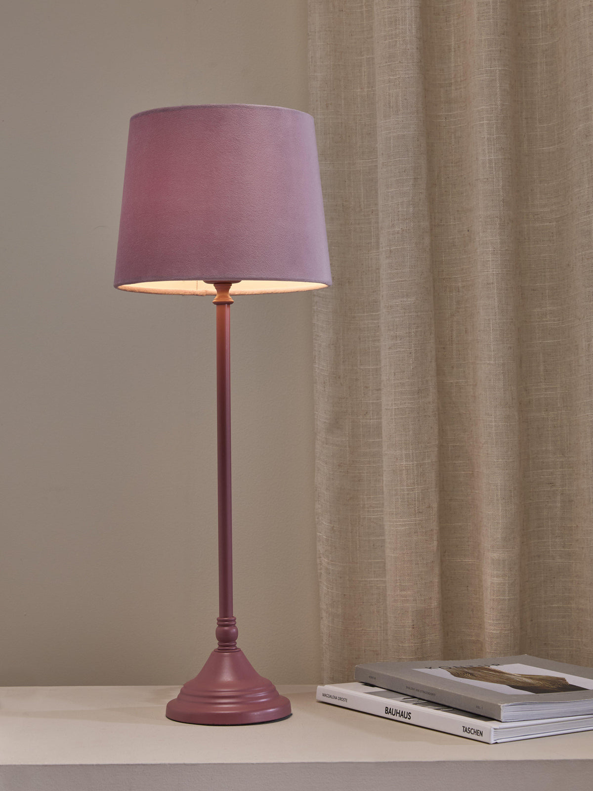 Tove Lampfot – Rosa 46 cm