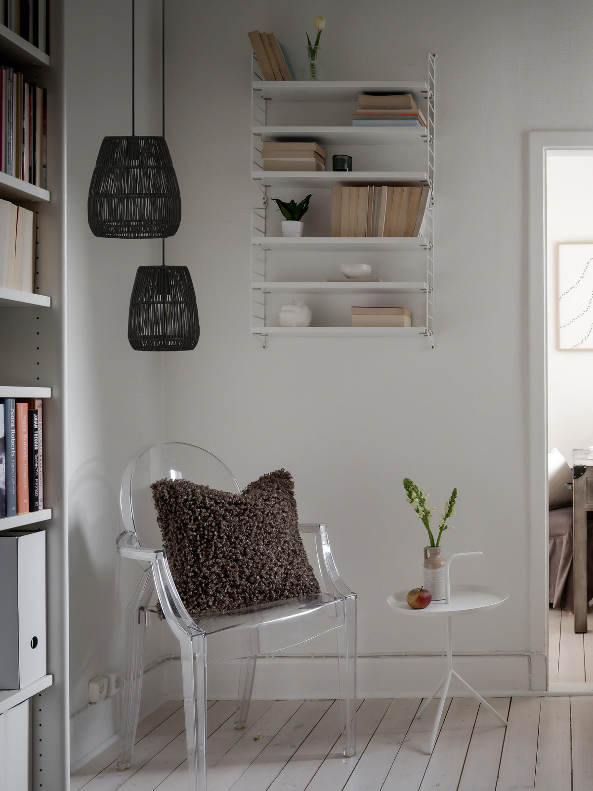 Saigon Taklampa – Svart 18 cm