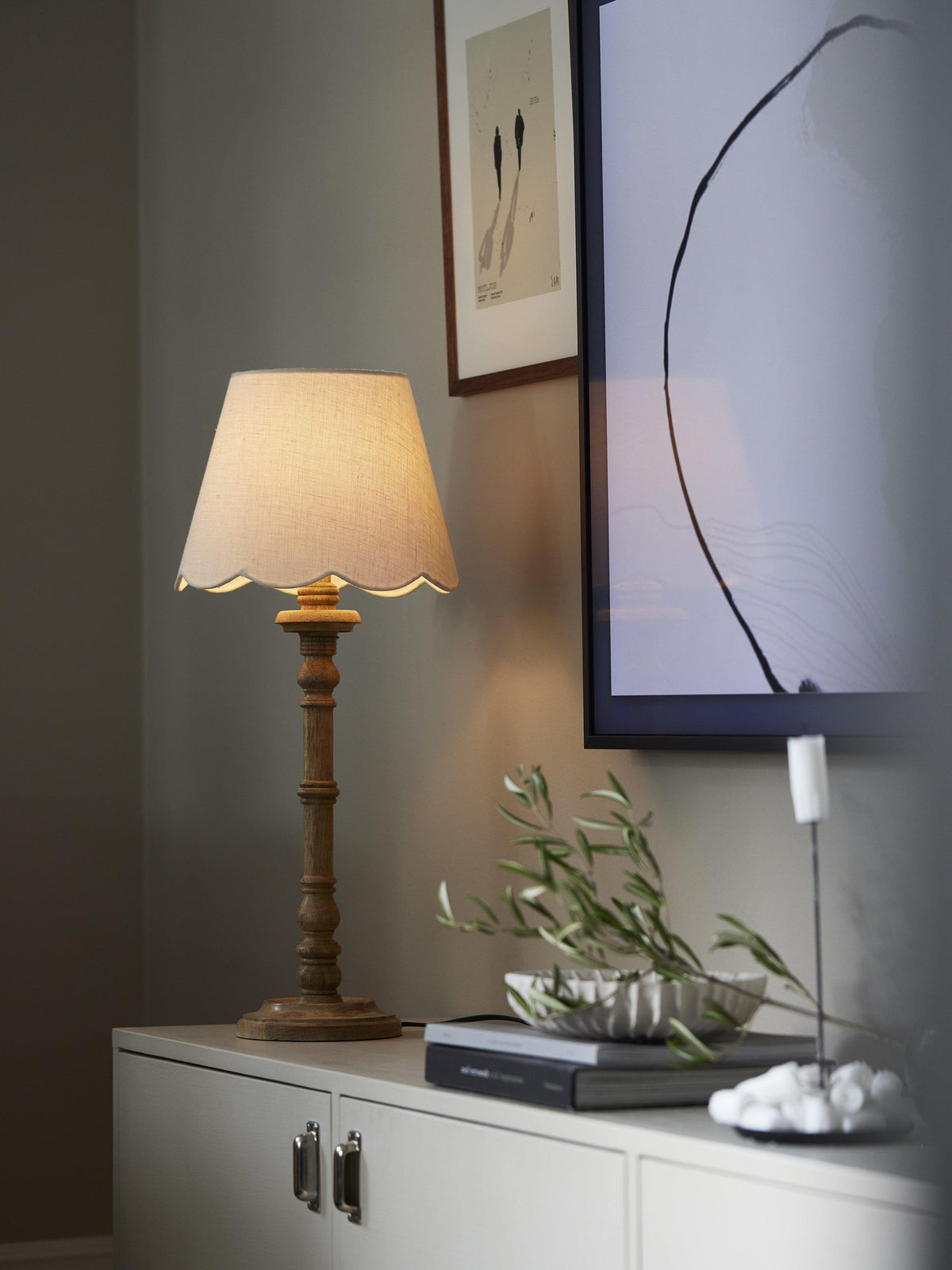 Jasmine Lampskärm – Linen 26 cm