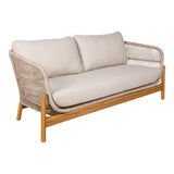 House Nordic, Terracina loungesoffa – akacia, beige, inklusive dyna