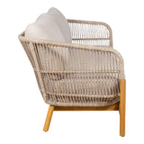 House Nordic, Terracina loungesoffa – akacia, beige, inklusive dyna