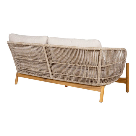 House Nordic, Terracina loungesoffa – akacia, beige, inklusive dyna