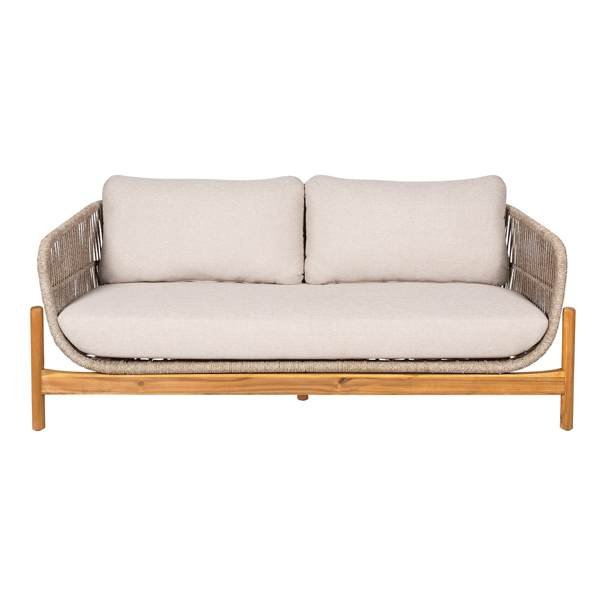 House Nordic, Terracina loungesoffa – akacia, beige, inklusive dyna