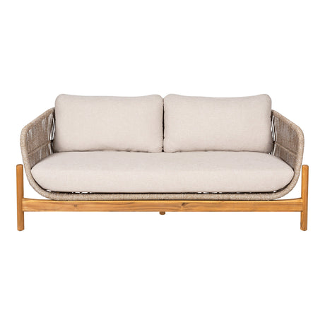 House Nordic, Terracina loungesoffa – akacia, beige, inklusive dyna