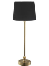 Liam Bordslampa – med svart skärm guld 59 cm