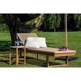 House Nordic, Derby solsäng – teak/polyrattan, natur