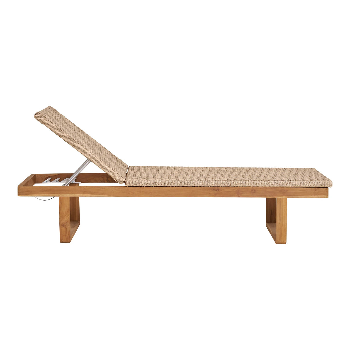 House Nordic, Derby solsäng – teak/polyrattan, natur