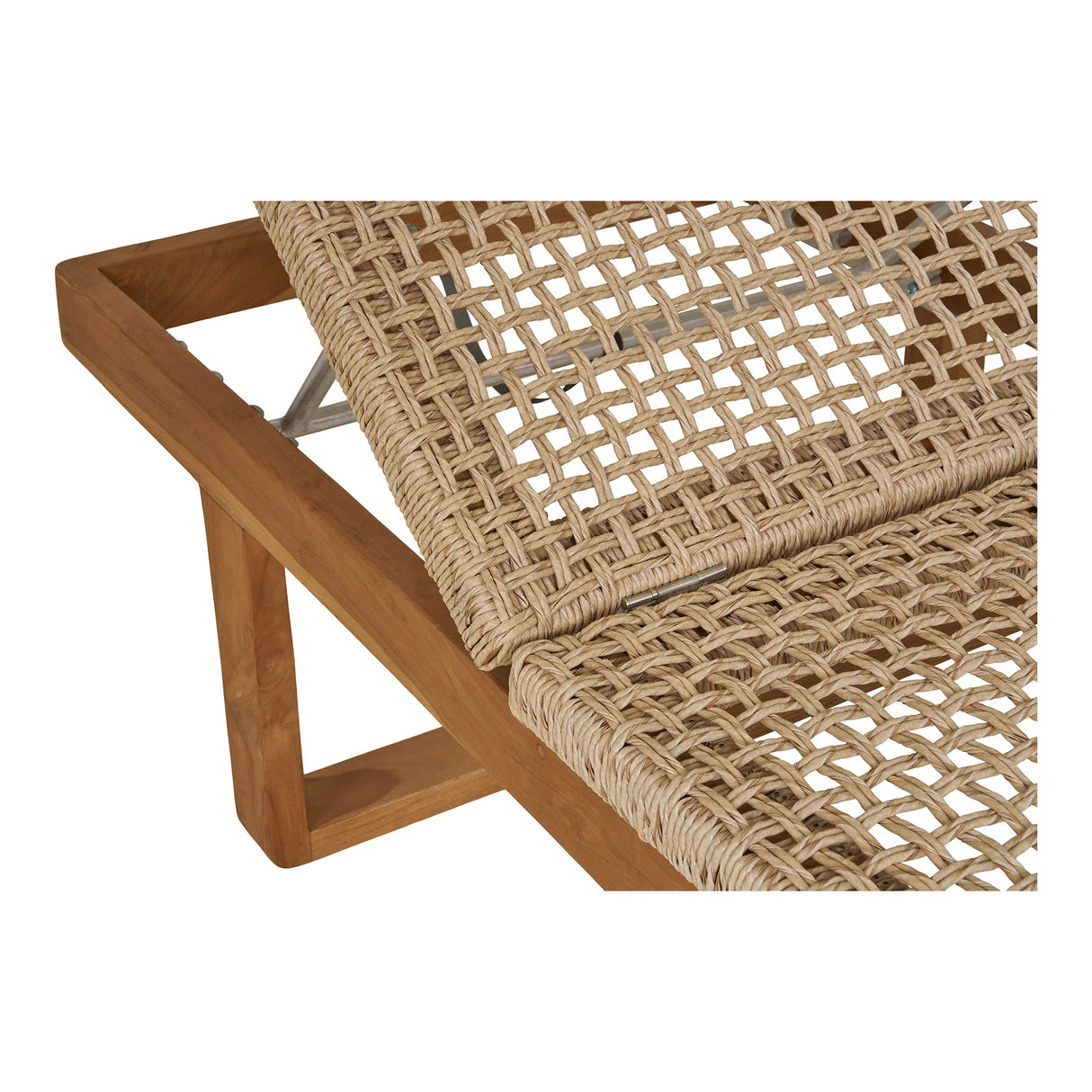 House Nordic, Derby solsäng – teak/polyrattan, natur