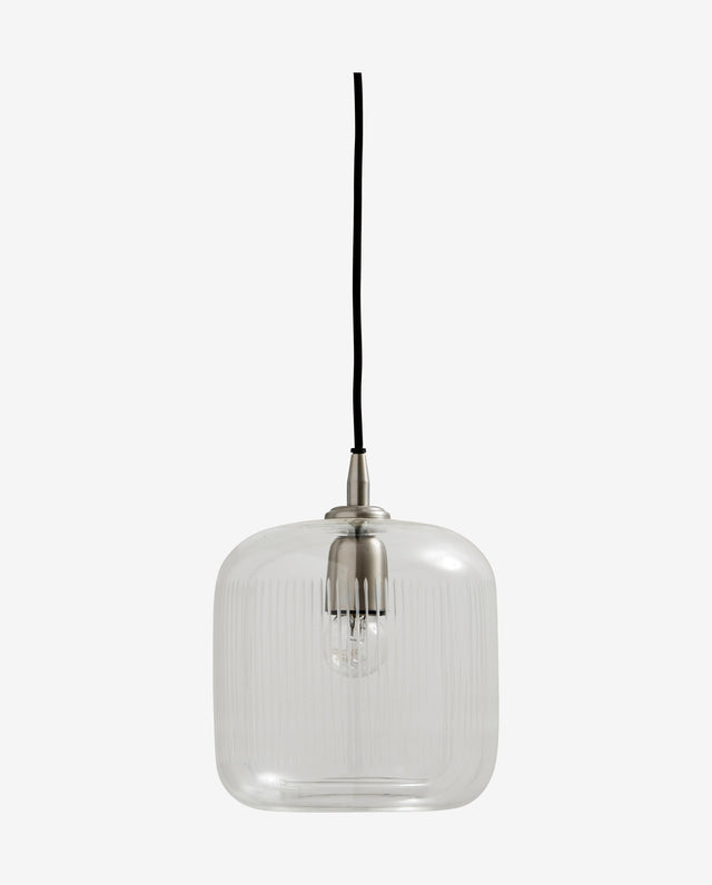 Nordal, BRIGHT pendellampa i glas – klar