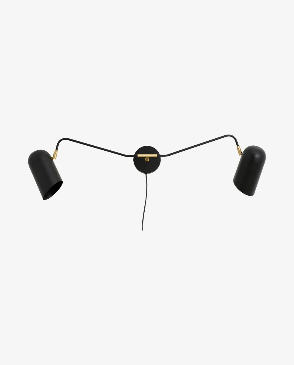 Nordal, ERIS vägglampa, 2 armar - svart