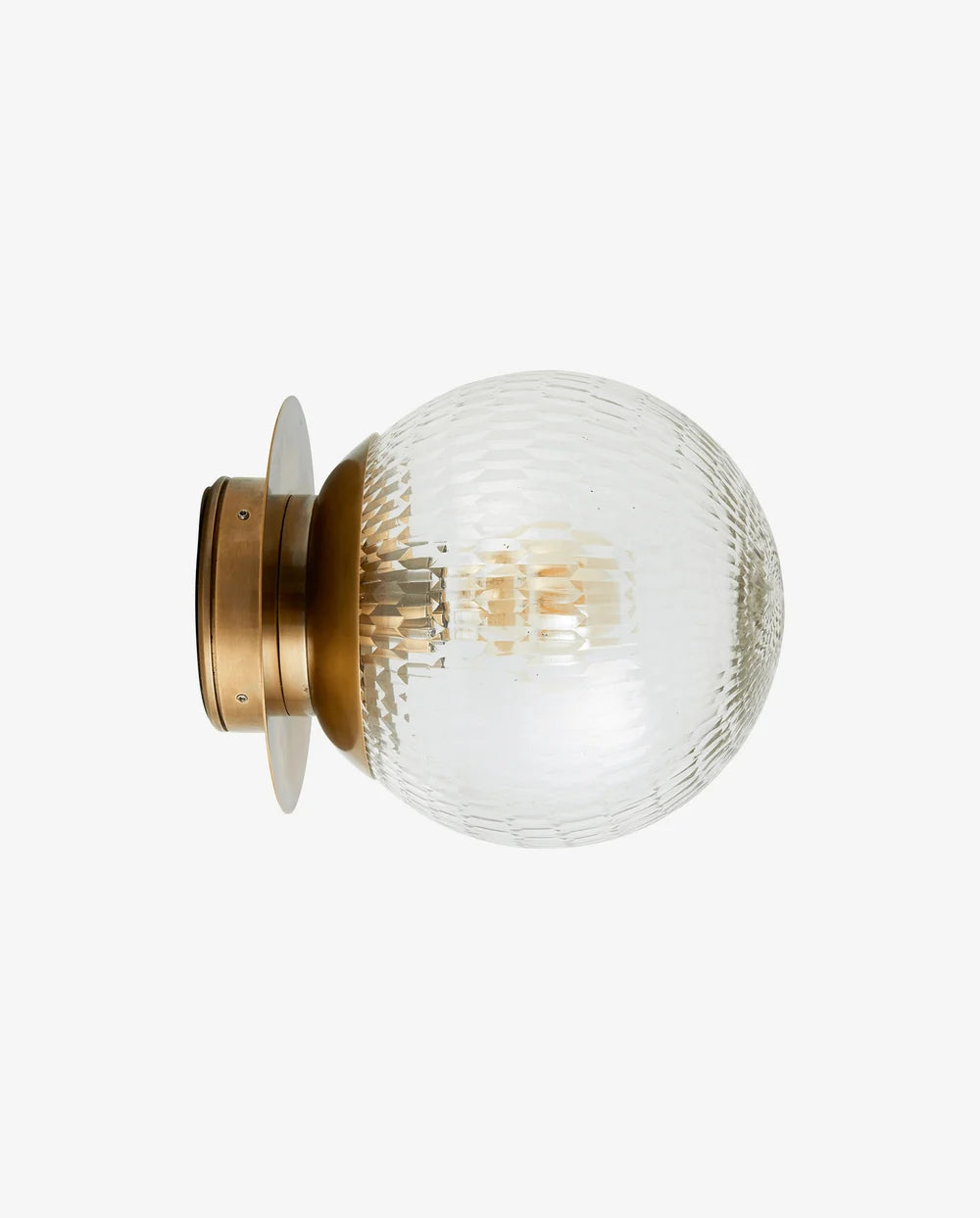 Nordal, ZEUS utomhusvägglampa – guldfinish