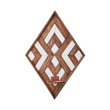 Affari of Sweden, VECTOR Väggljushållare, Brun/vit