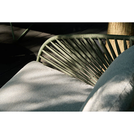 House Nordic, Novella loungeset – stål, grå/grön, inklusive dynor