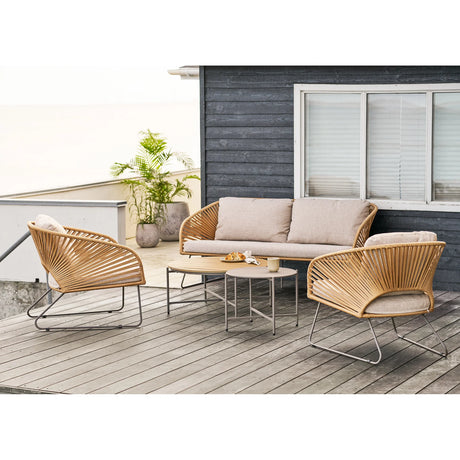 House Nordic, Novella Loungeset Beige/Sand med Dynor