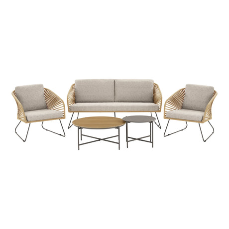 House Nordic, Novella Loungeset Beige/Sand med Dynor