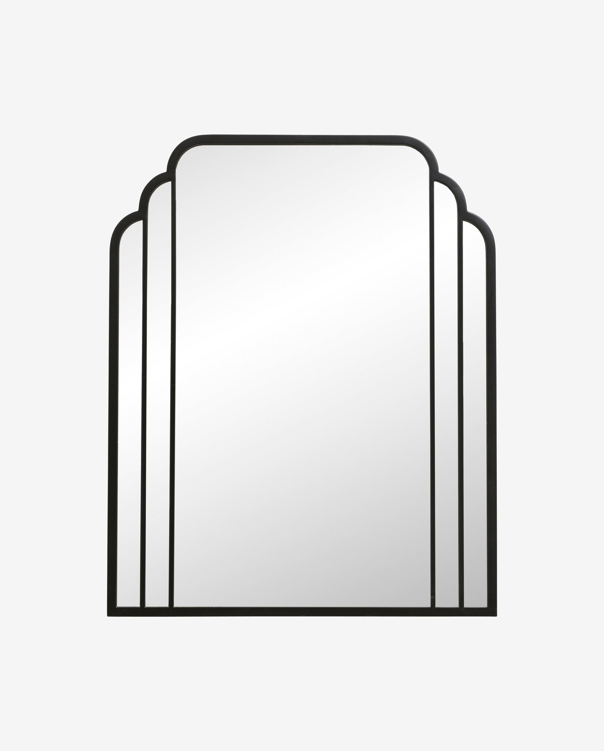 Nordal, SKYLARK spegel i järn 102×82 cm, S – svart