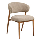 House Nordic, Matgrupp Athens & Cavi med 4 Stolar Sand / Natur / Vit 120 cm