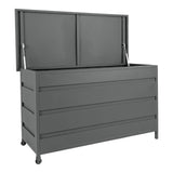 House Nordic, Cassis Dynbox Aluminium Grå Medium 450 L