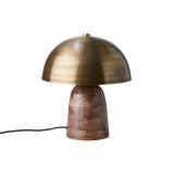 Affari of Sweden, FUNGI Bordslampa/Limited Edition M, Mässingsfärgad/brun