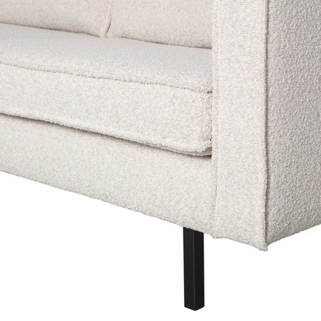 WOOOD, Rodeo 2,5-sitssoffa bouclé naturel