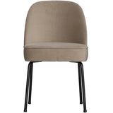 WOOOD, Vogue matstol sammet khaki