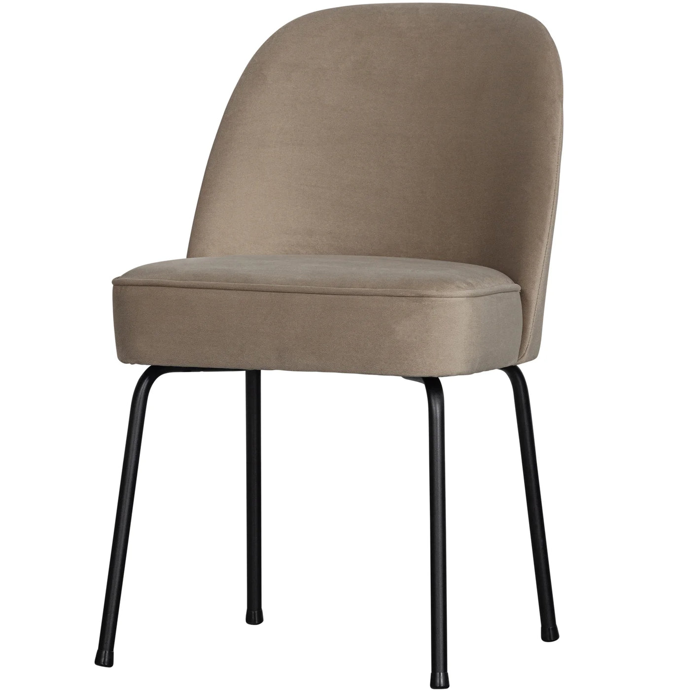 WOOOD, Vogue matstol sammet khaki
