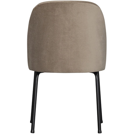 WOOOD, Vogue matstol sammet khaki