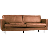 WOOOD, Rodeo Classic 2,5-sitssoffa ekoläder cognac