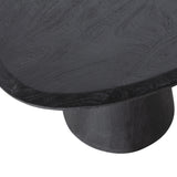 WOOOD, Posture soffbord mangoträ svart ø120 cm