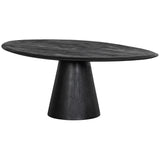WOOOD, Posture soffbord mangoträ svart ø120 cm