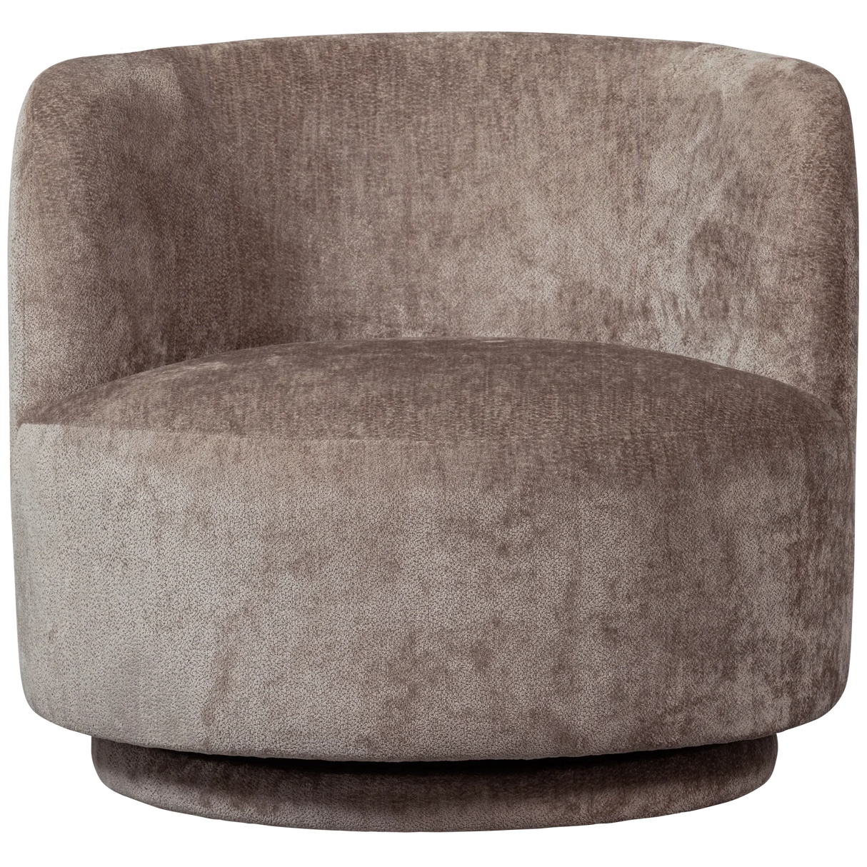 WOOOD, Popular Svivelfåtölj Chenille Taupe