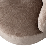 WOOOD, Popular Svivelfåtölj Chenille Taupe