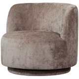 WOOOD, Popular Svivelfåtölj Chenille Taupe