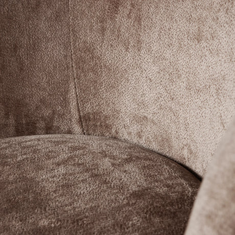 WOOOD, Popular Svivelfåtölj Chenille Taupe