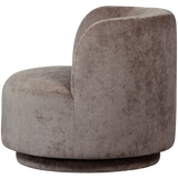 WOOOD, Popular Svivelfåtölj Chenille Taupe