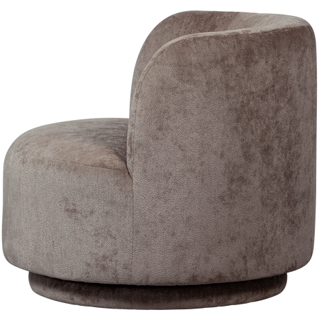 WOOOD, Popular Svivelfåtölj Chenille Taupe