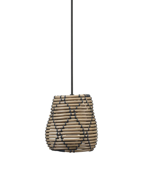 Lollo Takskärm – Natur/svart 18 cm