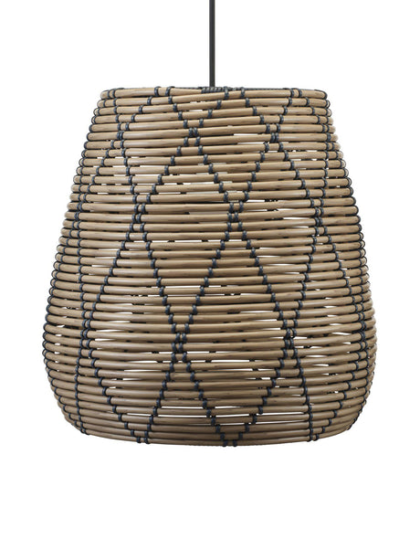 Lollo Takskärm – Natur/svart 38 cm
