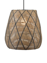 Lollo Takskärm – Natur/svart 38 cm