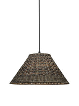 Lisen Takskärm Brun natur 45cm