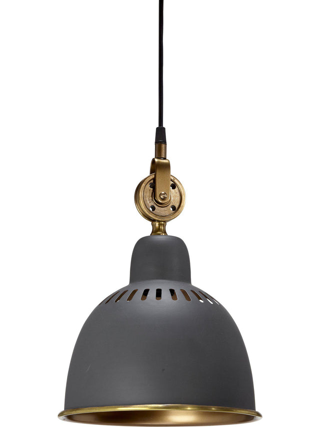 Cleveland Taklampa – JakoGrå/Mässing 23 cm