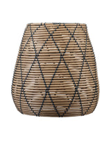 Lollo Lampskärm – Natur/Svart 38 cm
