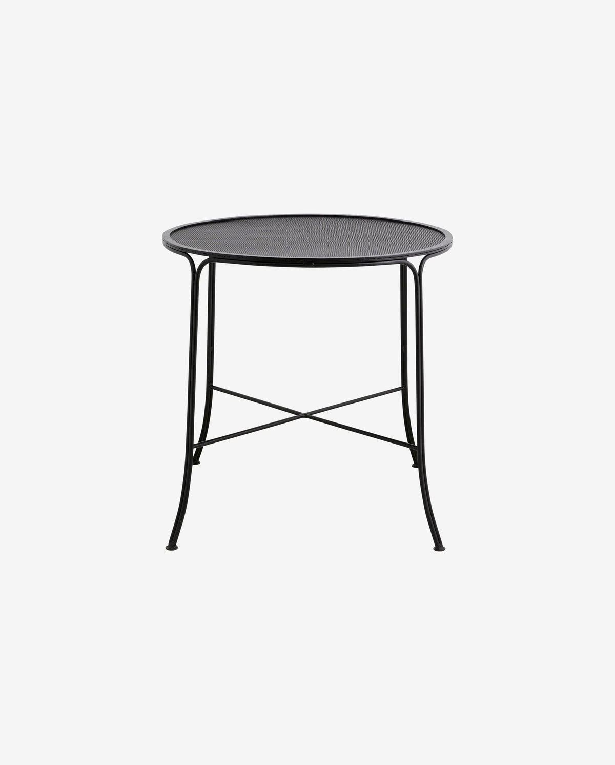 Nordal, OLIVO trädgårdsbord Ø75 cm – svart