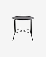 Nordal, OLIVO trädgårdsbord Ø75 cm – svart