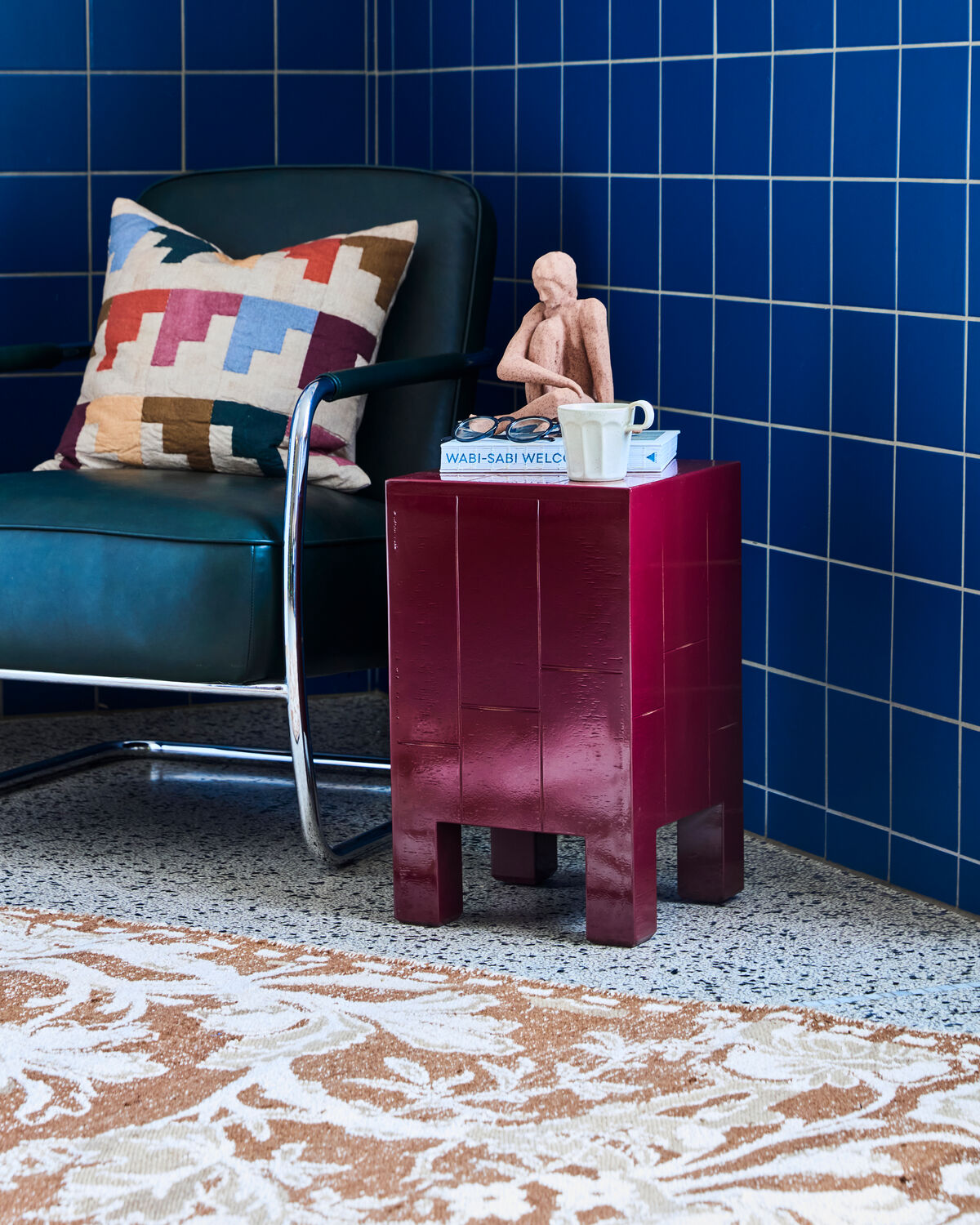 Sidobord, HDBrick, Röd