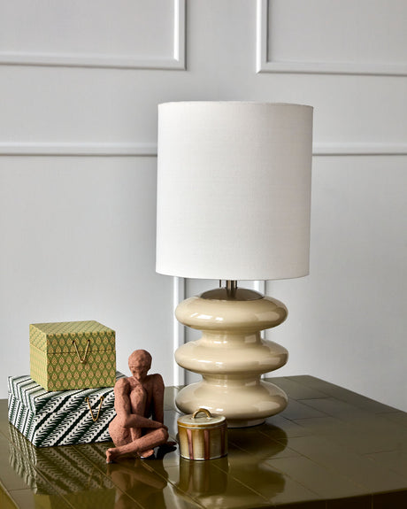 Bordslampa, HDStep, L, Sand, Off-White